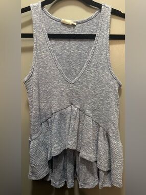 Altar’d State Size XS Gray Knit Tank Top Pre-owned